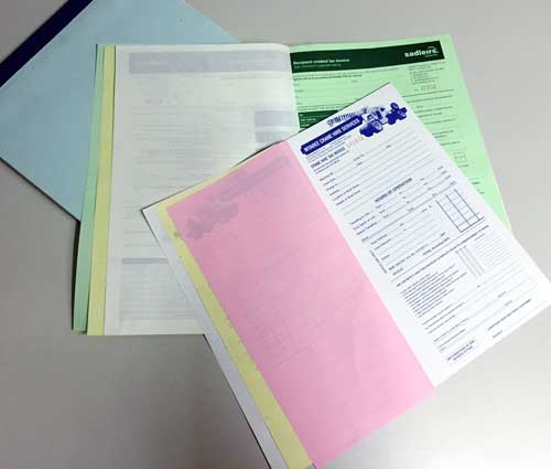 Custom Printed NCR Pads by G Force Printing Perth