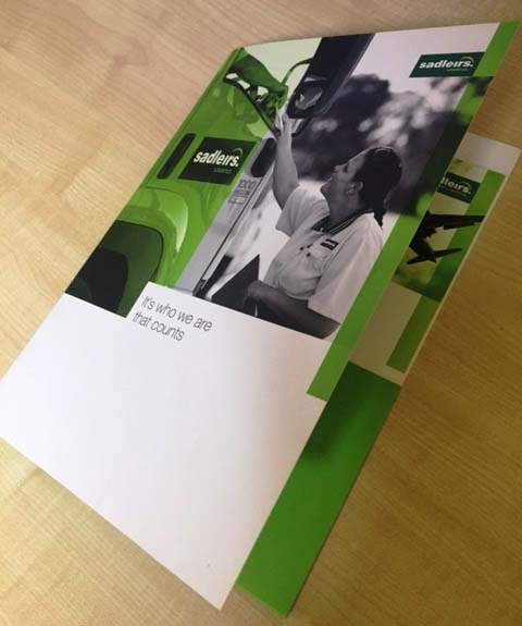 Offset printed full colour presentation folder - G Force Printing Perth