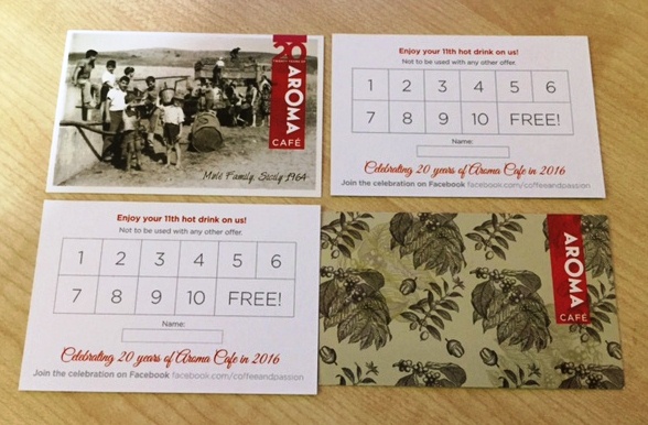 Loyalty cards - printed full colour both sides - G Force Printing Perth