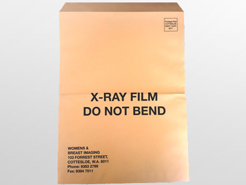 Custom Printed X Ray Envelope – G Force Printing Perth